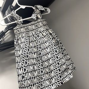 Moschino Baby dress only wore once straps not adjustable